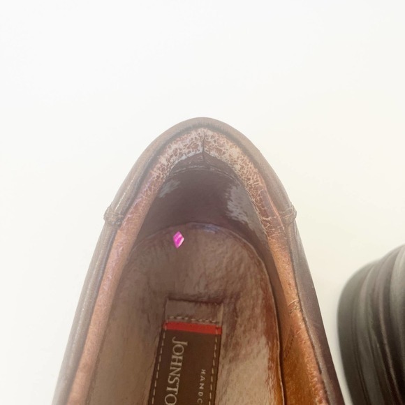 Johnston‎ & Murphy SHULER Men Shoes Size 12 M Brown Leather Lace Up main image 4
